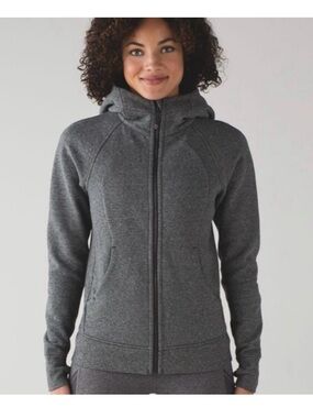 lululemon athletica Full zip Scuba Gray Size 6 Excellent Condition